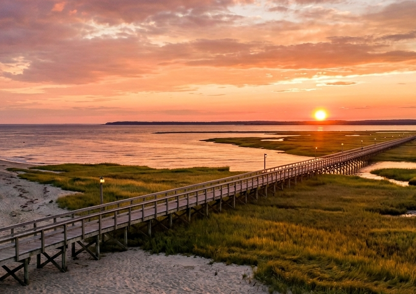 Gray's Beach in Yarmouth Port MA