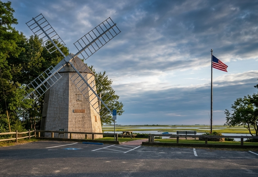 Windmill Beach in South Yarmouth MA near John G. Sears & Son