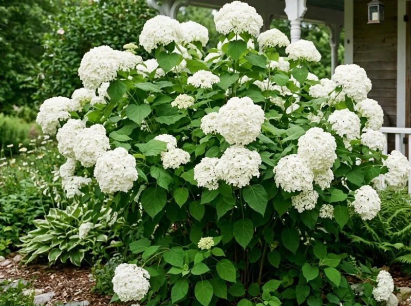 Smooth Hydrangea 'Annabelle' (Hydrangea arborescens)