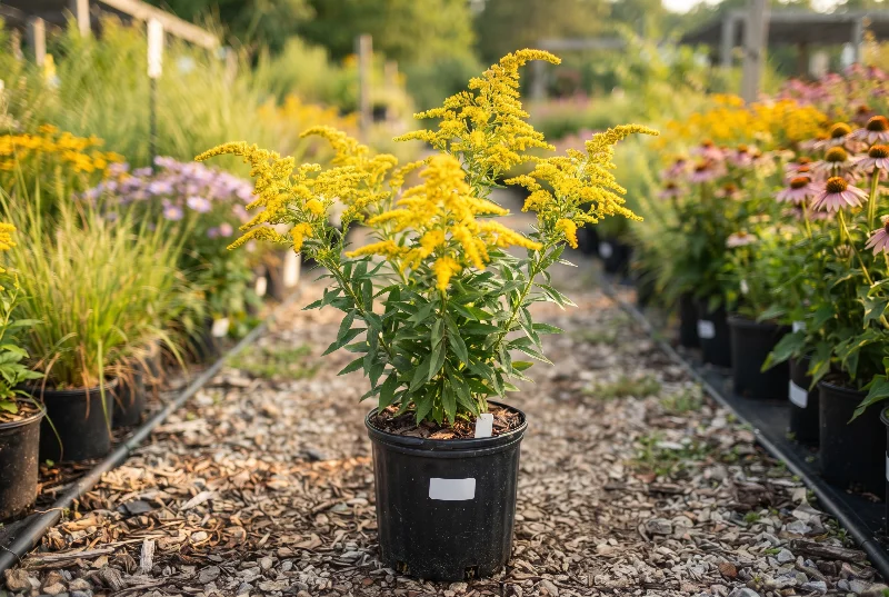 Goldenrod (Solidago rugosa)
