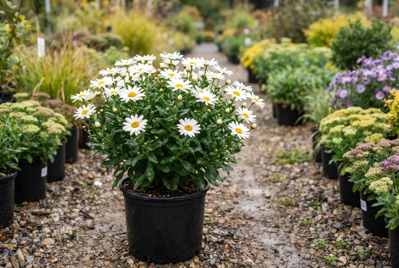 Montauk Daisy (Nipponanthemum nipponicum)